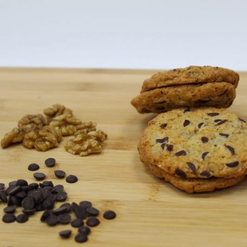 Cookie de chocolate negro y nueces